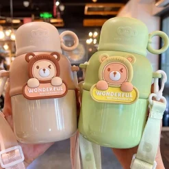 Kawaii Therapy Bottles<Kawaii Korea Style Bear Thermal Flask (580ml)