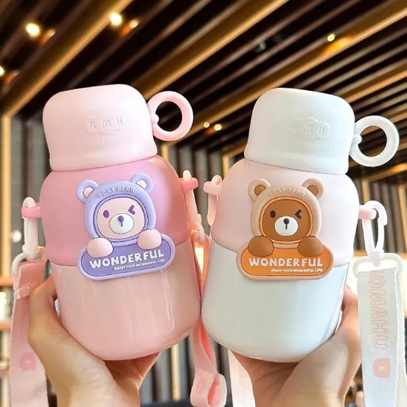 Kawaii Therapy Bottles<Kawaii Korea Style Bear Thermal Flask (580ml)