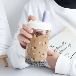 Kawaii Therapy Bottles<Kawaii Korea Style Bubble Tea Glass Bottle – Special Edition
