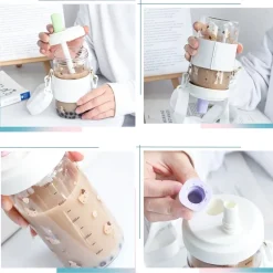 Kawaii Therapy Bottles<Kawaii Korea Style Bubble Tea Glass Bottle – Special Edition