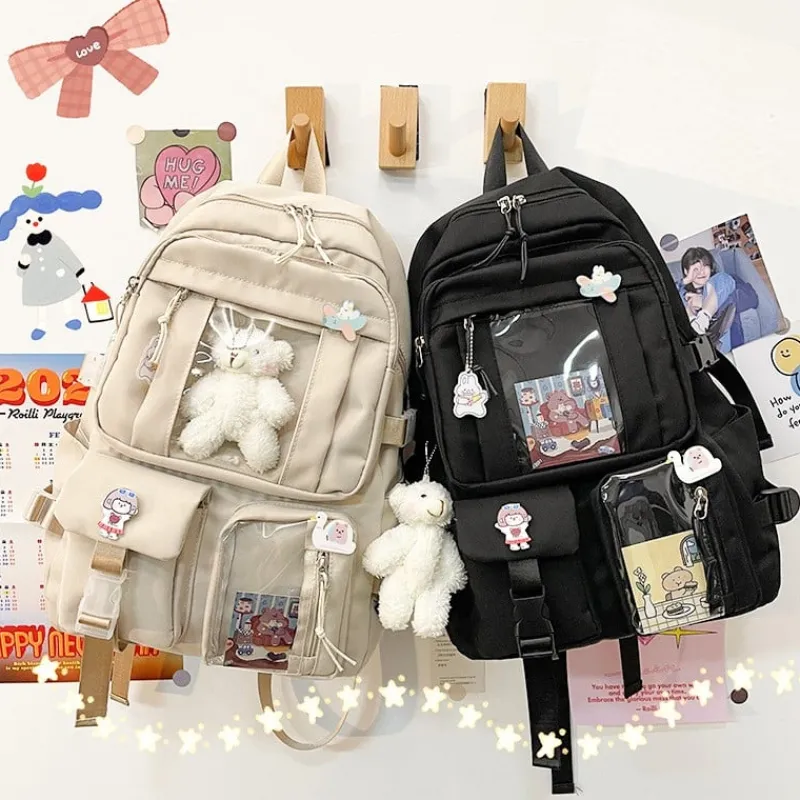 Kawaii Therapy School Backpacks | Preppy Backpacks<Kawaii Korea Style Canvas Backpack – Limited Edition