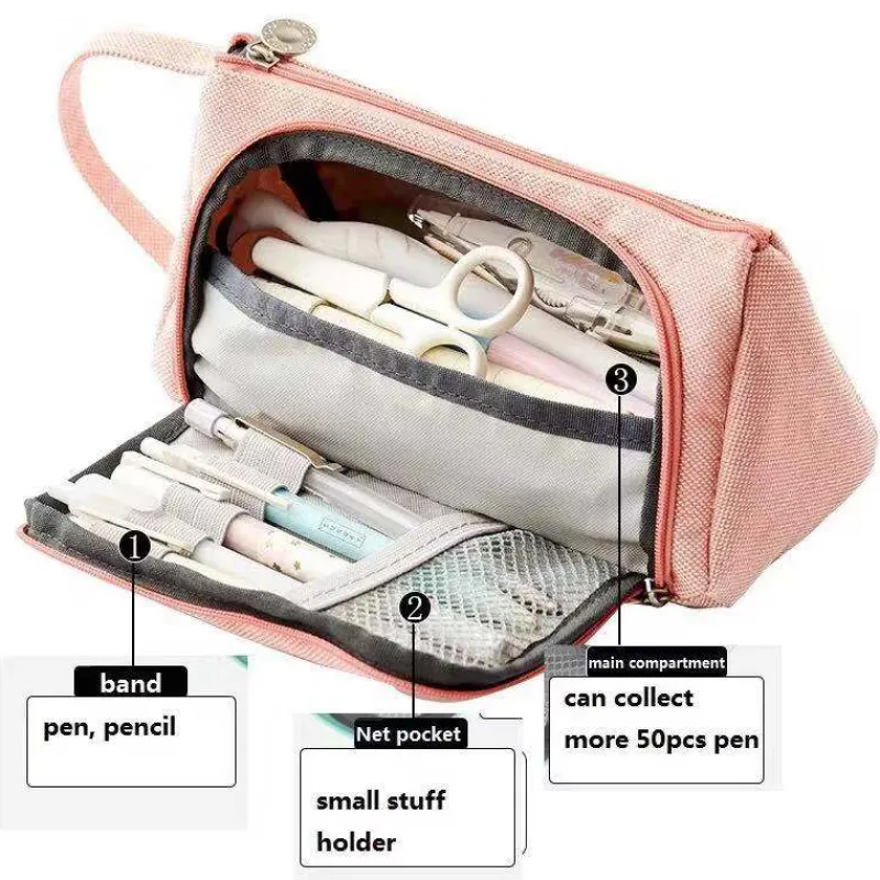 Kawaii Therapy Pencil Cases<Kawaii Korea Style Canvas Pencil Case