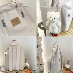 Kawaii Therapy School Backpacks | Preppy Backpacks<Kawaii Korea Style Canvas College Backpack – Limited Edition