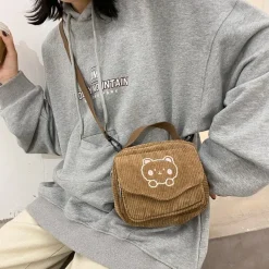Kawaii Therapy Shoulder Bags | Mini Bags<Kawaii Korea Style Cat Shoulder Bag