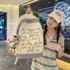 Kawaii Therapy Preppy Backpacks | Korea Style Backpacks<Kawaii Korea Style Cats Pastel Backpack – Limited Edition
