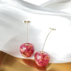 Kawaii Therapy Earrings<Kawaii Korea Style Cherry Earrings – Limited Edition
