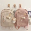 Kawaii Therapy School Backpacks | Preppy Backpacks<Kawaii Korea Style Corduroy College Zipper Backpack