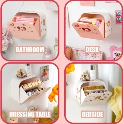Kawaii Therapy Desk Accessories<Kawaii Korea Style Desk Storage Organizer