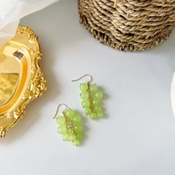 Kawaii Therapy Earrings<Kawaii Korea Style Grape Earrings – Limited Edition
