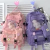 Kawaii Therapy School Backpacks | Preppy Backpacks<Kawaii Korea Style Multi-Pocket Shoulder Backpack