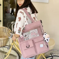 Kawaii Therapy Shoulder Bags | School Backpacks<Kawaii Korea Style Multipocket Shoulder Bag