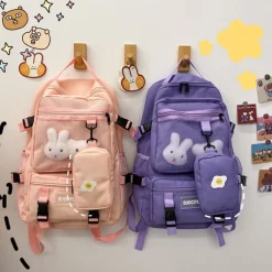 Kawaii Therapy School Backpacks | Preppy Backpacks<Kawaii Korea Style Multi-Pocket Shoulder Backpack