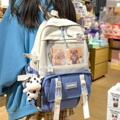 Kawaii Therapy Preppy Backpacks | Korea Style Backpacks<Kawaii Korea Style Soft Pastel Backpack