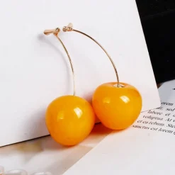 Kawaii Therapy Earrings<Kawaii Korea Style Summer Cherry Earrings