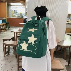 Kawaii Therapy School Backpacks | Preppy Backpacks<Kawaii Korea Style Sweet Starry Pastel Backpack
