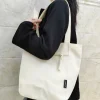 Kawaii Therapy Tote Bags | Shoulder Bags<Kawaii Korean Aesthetic Minimalist Canvas Tote Bag