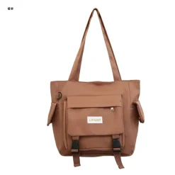 Kawaii Therapy Tote Bags | Shoulder Bags<Kawaii Korean Aesthetic Waterproof Nylon Tote Bag