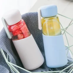 Kawaii Therapy Bottles<Kawaii Korean Style Fruit Glass Bottle (400ml) – Limited Edition