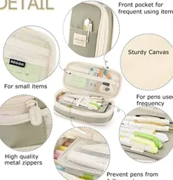 Kawaii Therapy Pencil Cases<Kawaii Large Capacity College Pencil Pouch – Limited Edition