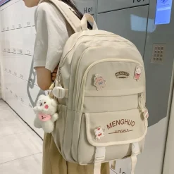 Kawaii Therapy School Backpacks | Preppy Backpacks<Kawaii Large Capacity College Fashion Backpack Set (2pcs)