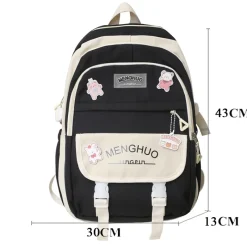 Kawaii Therapy School Backpacks | Preppy Backpacks<Kawaii Large Capacity College Fashion Backpack Set (2pcs)