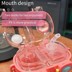 Kawaii Therapy Bottles<Kawaii Large Capacity Doubled Sided Animal Bottle
