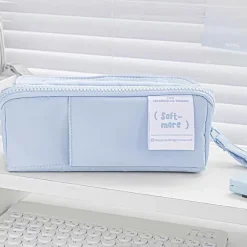 Kawaii Therapy Pencil Cases<Kawaii Large Capacity Pastel Prism Zipper Pencil Case