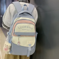 Kawaii Therapy School Backpacks | Preppy Backpacks<Kawaii Large Capacity Waterproof Harajuku College Backpack