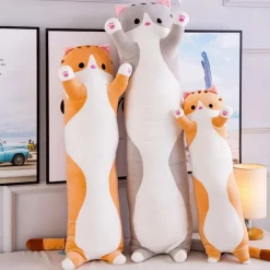 Kawaii Therapy Cute Stuffed Animals | Giant Stuffed Animals<Kawaii Long Cat Pillow Plush XL (90cm)