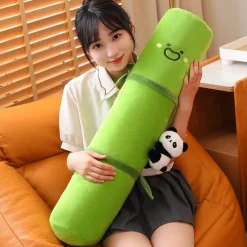 Kawaii Therapy Giant Stuffed Animals | Pillows<Kawaii Long Panda Bamboo Pillow – Jumbo Edition