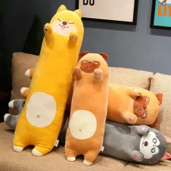Kawaii Therapy Cute Stuffed Animals | Shiba<Kawaii Long Shiba Husky Pillow Plush XL (90cm)
