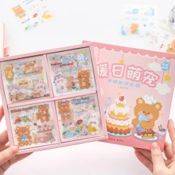 Kawaii Therapy Stickers<Kawaii Lovely Bear Harajuku Stickers (100 sheets)