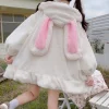 Kawaii Therapy Clothing<Kawaii Lovely Bunny Ears Harajuku Hoodie – Limited Edition
