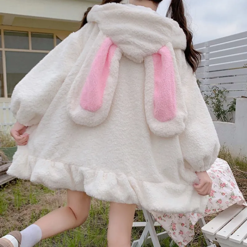 Kawaii Therapy Clothing<Kawaii Lovely Bunny Ears Harajuku Hoodie – Limited Edition
