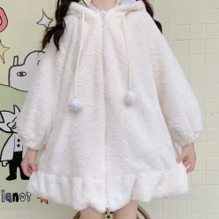 Kawaii Therapy Clothing<Kawaii Lovely Bunny Ears Harajuku Hoodie – Limited Edition