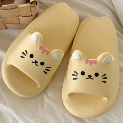 Kawaii Therapy Slippers<Kawaii Lovely Cat Pastel Slippers – Limited Edition