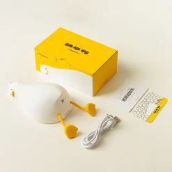 Kawaii Therapy Kawaii Lamps<Kawaii Lying Duck Silicone USB Night Lamp – Limited Edition