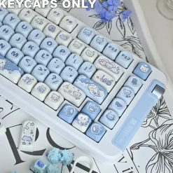 Kawaii Therapy Keyboards & Keycaps<Kawaii Mao Profile Ice Polar Bear Keycap Set (132 Keys) – Special Edition