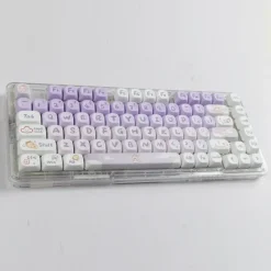 Kawaii Therapy Keyboards & Keycaps<Kawaii Mao Profile Purple Bunny Keycap Set (142 keys) – Special Edition