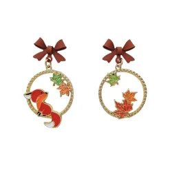 Kawaii Therapy Earrings<Kawaii Maple Fox Harajuku Earrings – Limited Edition