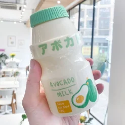 Kawaii Therapy Bottles<Kawaii Milk Fruit Plastic Bottle (480ml)