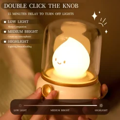 Kawaii Therapy Kawaii Lamps<Kawaii Mini Adjustable Retro USB LED Lamp – Limited Edition