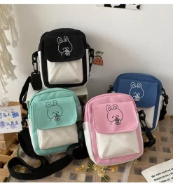 Kawaii Therapy Tote Bags | Mini Bags<Kawaii Mini Bunny Harajuku Sling Bag