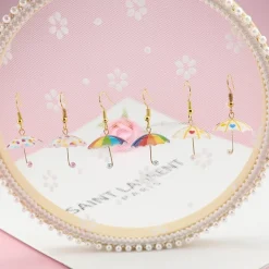 Kawaii Therapy Earrings<Kawaii Mini 3D Umbrella Earrings