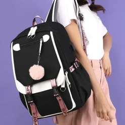 Kawaii Therapy Preppy Backpacks | Large Backpacks<Kawaii Multipocket Large Capacity Backpack – Limited Edition