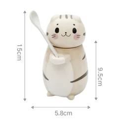 Kawaii Therapy Bottles<Kawaii Neko Cat Ceramic Coffee Mug