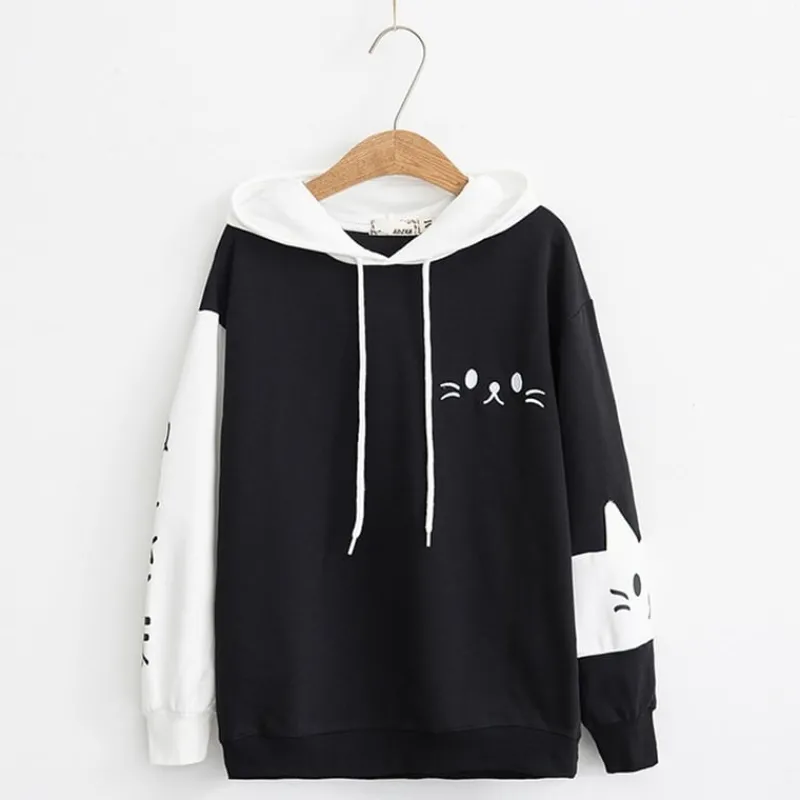 Kawaii Therapy Clothing<Kawaii Neko Cat Harajuku Hoodie – Limited Edition