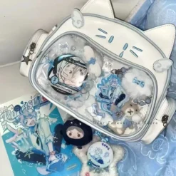 Kawaii Therapy Ita Bags | Shoulder Bags<Kawaii Neko Cat Harajuku Ita Style Shoulder Bag – Limited Edition