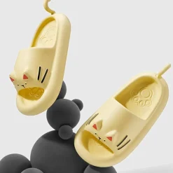 Kawaii Therapy Slippers<Kawaii Neko Cat Paw Harajuku Pastel Slippers