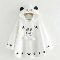 Kawaii Therapy Clothing<Kawaii Neko Cat Paws Harajuku Hoodie – Special Edition